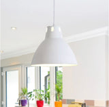 Minimalist Dome-Shaped White Pendant Light for Modern Interiors