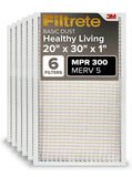 Filtrete 20x30x1 AC Furnace Air Filter, MERV 5, MPR 300, Capture Unwanted Particles