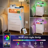 Yoobure Night Stand with Charging Station