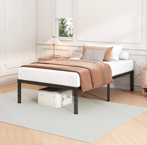 14 Inch Twin Bed Frame - Sturdy Platform Bed Frame Metal Bed