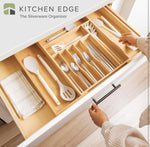Premium Silverware, Flatware and Utensil Organizer for Kitchen Drawers