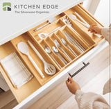 Premium Silverware, Flatware and Utensil Organizer for Kitchen Drawers