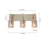 Contemporary Dimmable Cylindrical Shaded Vanity
Light