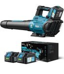 Leaf Blower Cordless, 580CFM/160MPH & 3 Speed Levels, Electric Cordless Leaf Blower