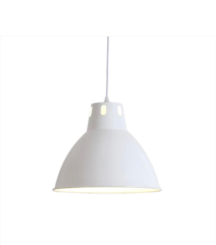 Minimalist Dome-Shaped White Pendant Light for Modern Interiors