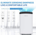 AIRPLUS Dehumidifier for Basement, 1,500 Sq. Ft Powerful Dehumidifier