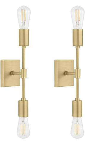 Vanity Light Double Sconce Light,Linear Wall Lamp