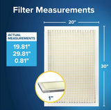 Filtrete 20x30x1 AC Furnace Air Filter, MERV 5, MPR 300, Capture Unwanted Particles