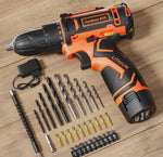 Drill Set, OUBEL 12V Cordless Drill with Battery and Charger