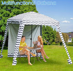 Beach Cabana with Foldable Camping Table