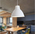 Minimalist Dome-Shaped White Pendant Light for Modern Interiors