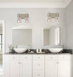 Contemporary Dimmable Cylindrical Shaded Vanity
Light