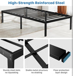 OLIXIS Metal Twin Bed Frame