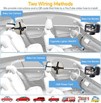 LeeKooLuu Baby Car Camera for Backseat 1080P - HD Night Vision