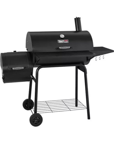 BBQ Charcoal Grill Royal Gourmet CC1830S 30" and Offset Smoker, Outdoor Camping