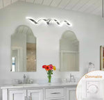 Light Brushed Nickel Modern LED Vanity Light  3 colors