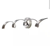 Light Brushed Nickel Modern LED Vanity Light  3 colors