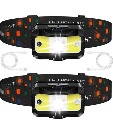 Headlamp Rechargeable,1200 Lumen Ultra Bright LED Head Lamp