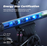 isinwheel U1 Electric Bike for Adults/Teens, 500W Foldable Mini Ebike