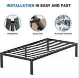 OLIXIS Metal Twin Bed Frame