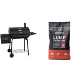 BBQ Charcoal Grill Royal Gourmet CC1830S 30" and Offset Smoker, Outdoor Camping