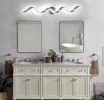 Light Brushed Nickel Modern LED Vanity Light  3 colors