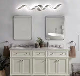 Light Brushed Nickel Modern LED Vanity Light  3 colors