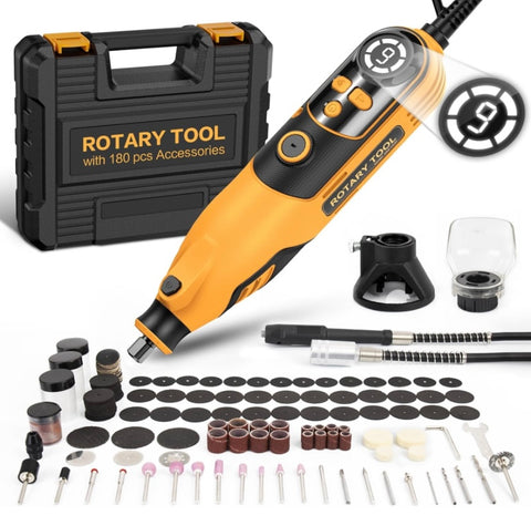 Rotary Tool, Handstar Rotary Tool Kit, 6 Variable Speed Electric Drill Set