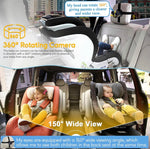 LeeKooLuu Baby Car Camera for Backseat 1080P - HD Night Vision