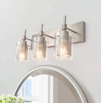 Contemporary Dimmable Cylindrical Shaded Vanity
Light