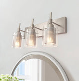 Contemporary Dimmable Cylindrical Shaded Vanity
Light