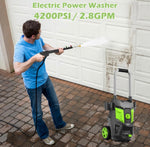 Electric Pressure Washer 4200 PSI 2.5 GPM Power Washer with 4 Quick Connect