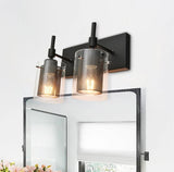 Contemporary Dimmable Cylindrical Shaded Vanity
Light