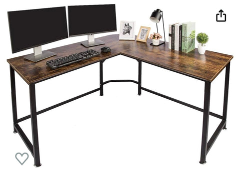 TOPSKY L-Shaped Desk Corner Computer Desk