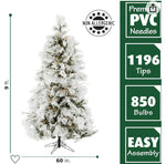 Snowy Pine Artificial Christmas Tree