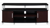 50” Cherry black Ameriwood Home Carson TV Stand