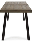 Christopher Knight dining table with metal legs