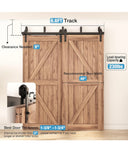 Barn door hardware kit