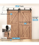 Barn door hardware kit