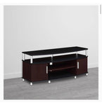 50” Cherry black Ameriwood Home Carson TV Stand