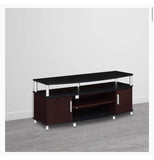 50” Cherry black Ameriwood Home Carson TV Stand