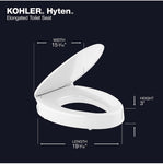 KOHLER Hyten Elevated Elongated Toilet Seat