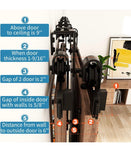 Barn door hardware kit