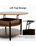 Round Lift Top Coffee Table