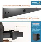 Barn door hardware kit