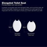 KOHLER Hyten Elevated Elongated Toilet Seat