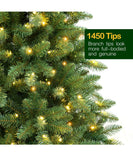 Hykolity 7.5 ft Prelit Artificial Christmas Tree