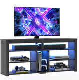 Bestier LED Tall TV Stand