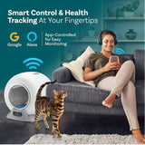 Self Cleaning Litter Box, Automatic Cat Litter Box Self Cleaning for Multiple Cats