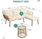 YITAHOME 3 Pieces Patio Furniture Set.